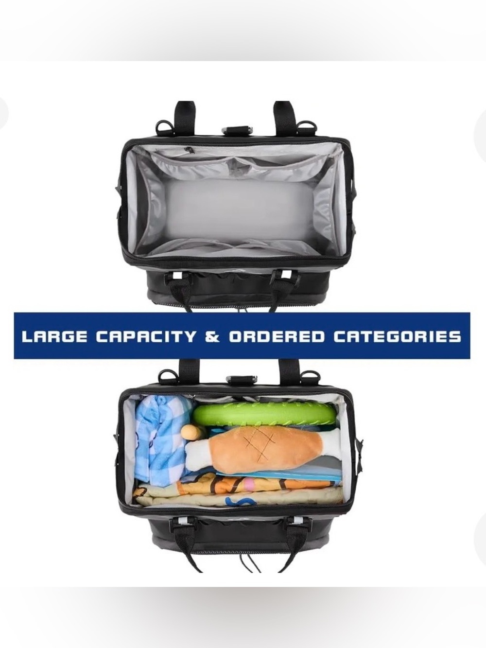 Dog Travel Backpack with Foldable Feeders - Picture 3 of 8